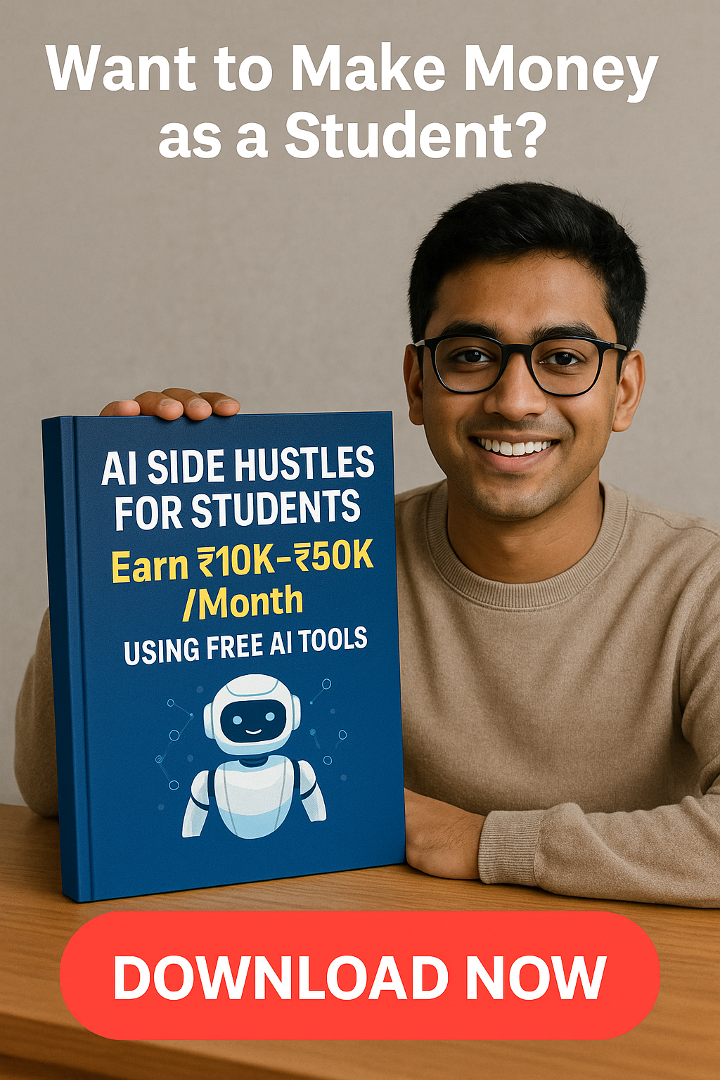 AI Side Hustles for Students - Earn ₹10K-₹50K/Month